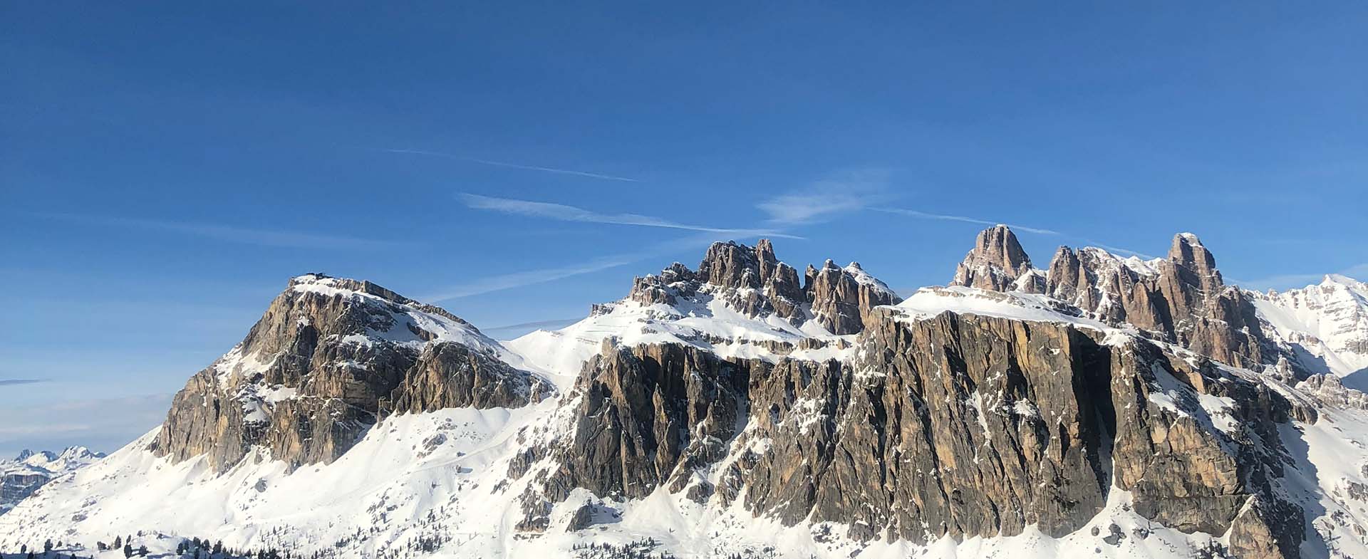 Lagazuoi view from Scoiattoli hut / Dolomites